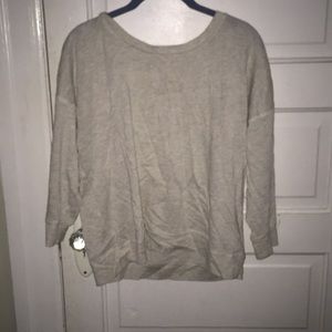Cream pull over sweater